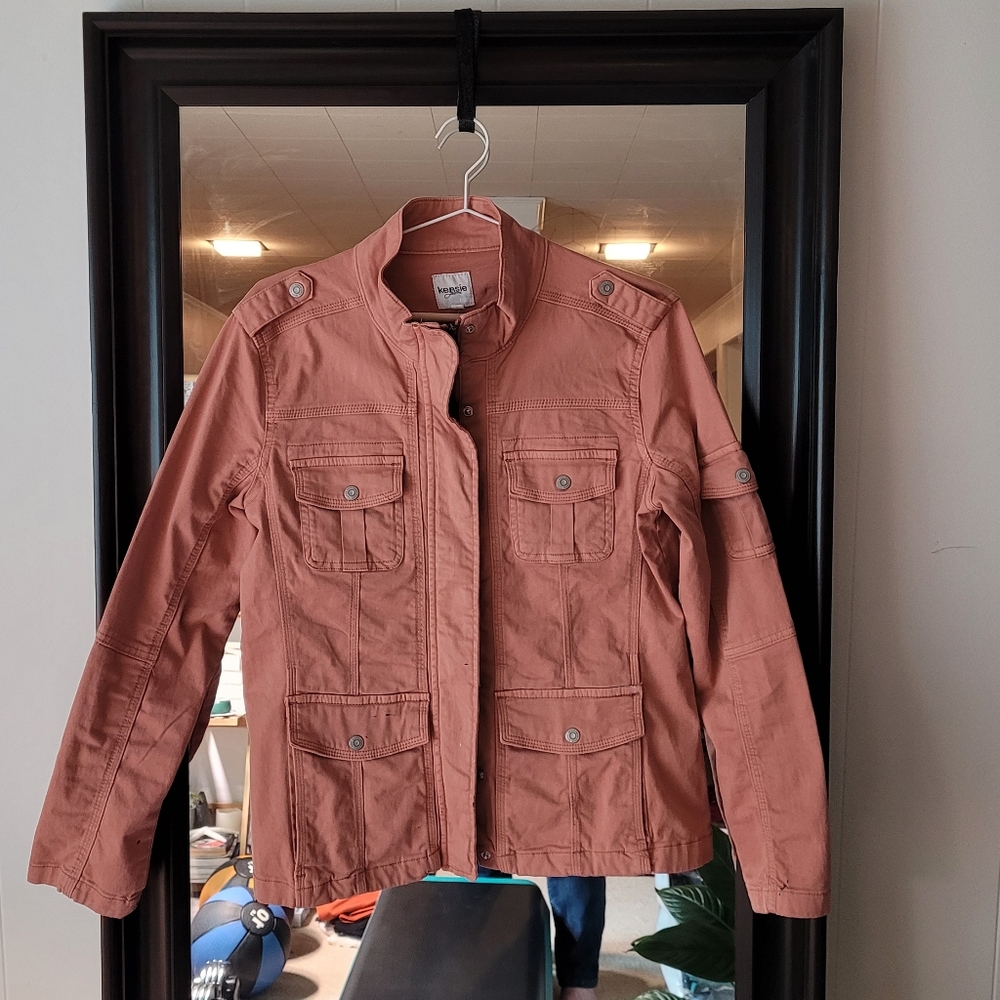 Dusty Pink Utility Jacket Size Large